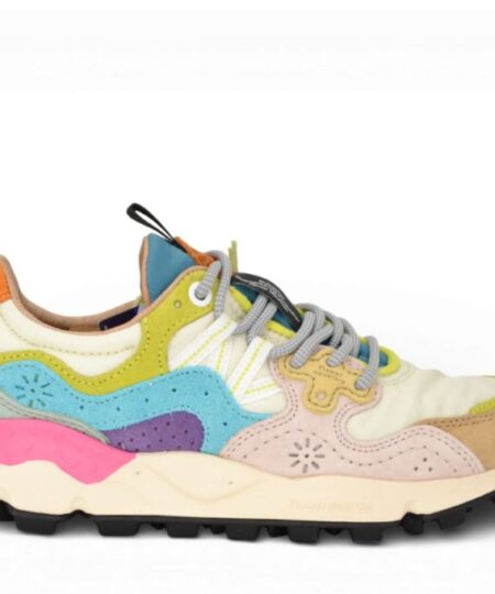 Sneakers FLOWERMOUNTAIN Yamano 3 Woman Suede/ Nylon Sand - Light Pink - Water 1M11