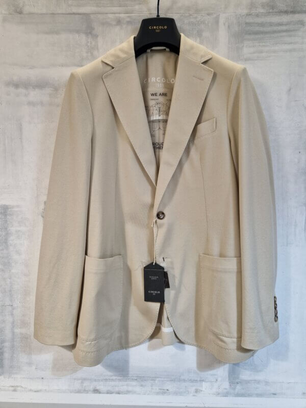 Giacca CIRCOLO 1901 in jersey Mono Petto Piquet Merc CN4224 Gardenia - immagine 2