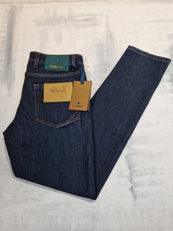 Jeans TELERIA ZED P Cobra Slim 17 Zip EKE F-977 PLATINUM - immagine 3