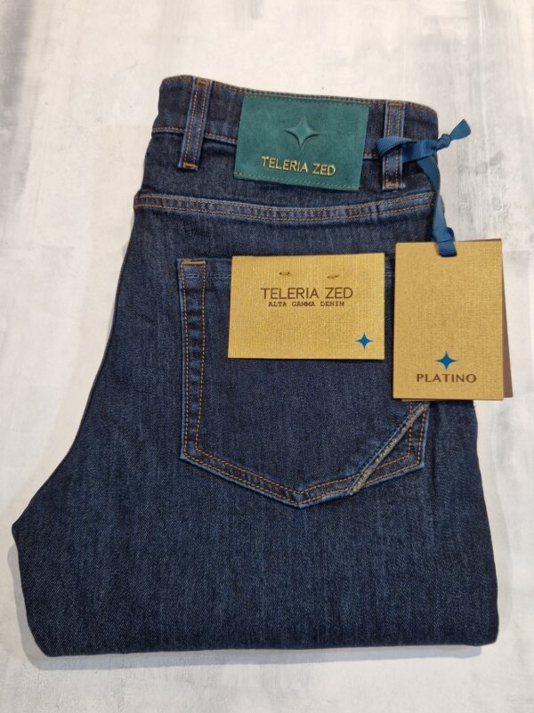 Jeans TELERIA ZED P Cobra Slim 17 Zip EKE F-977 PLATINUM - immagine 2