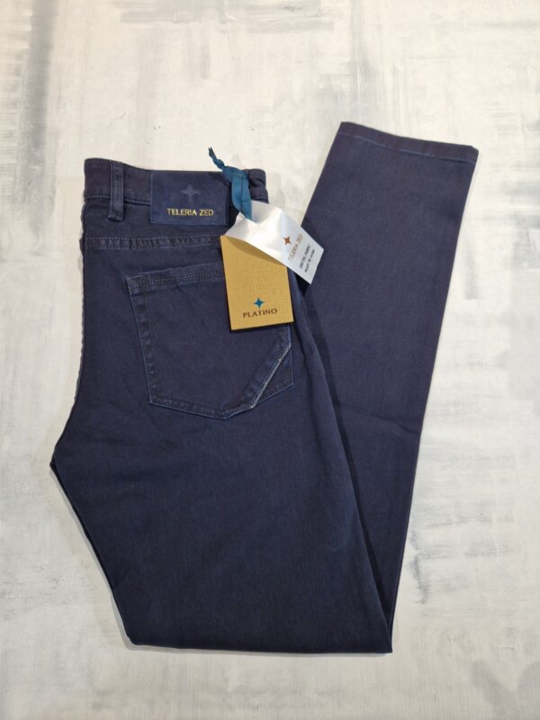 Jeans colored TELERIA ZED P Cobra Slim 17 Zip O18A2 L-SWE BLU - immagine 2