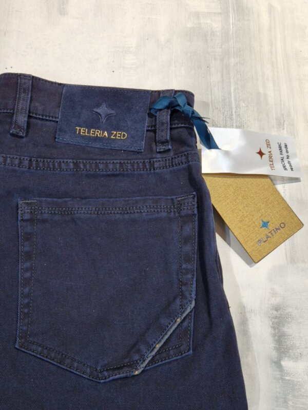 Jeans colored TELERIA ZED P Cobra Slim 17 Zip O18A2 L-SWE BLU - immagine 3