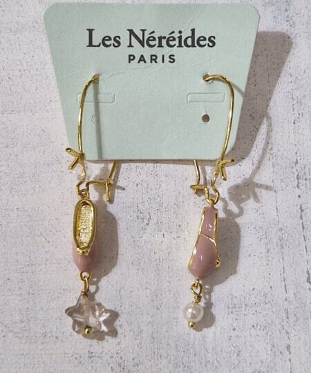 Orecchini Les Nèrèides scarpa BALLERINA Rosa