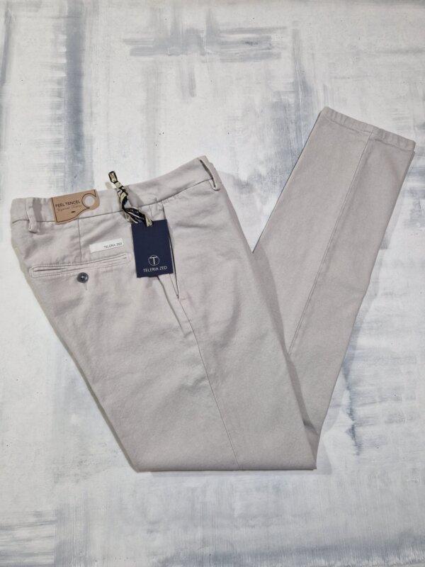 Pantalone uomo TELERIA ZED Robin Slim 17 TQA 060 - SASSO