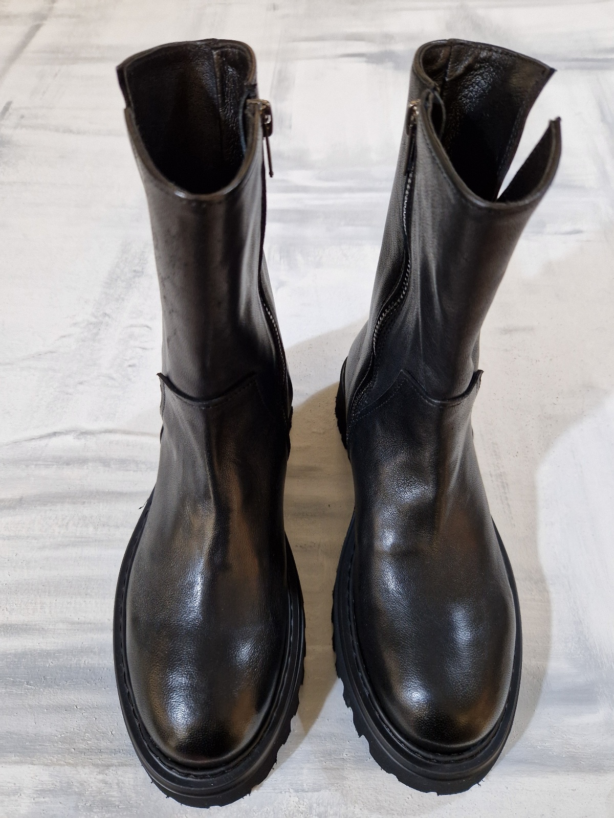 Stivaletto donna in pelle con zip laterale PAWELK'S Calif Nero W1172 - immagine 3