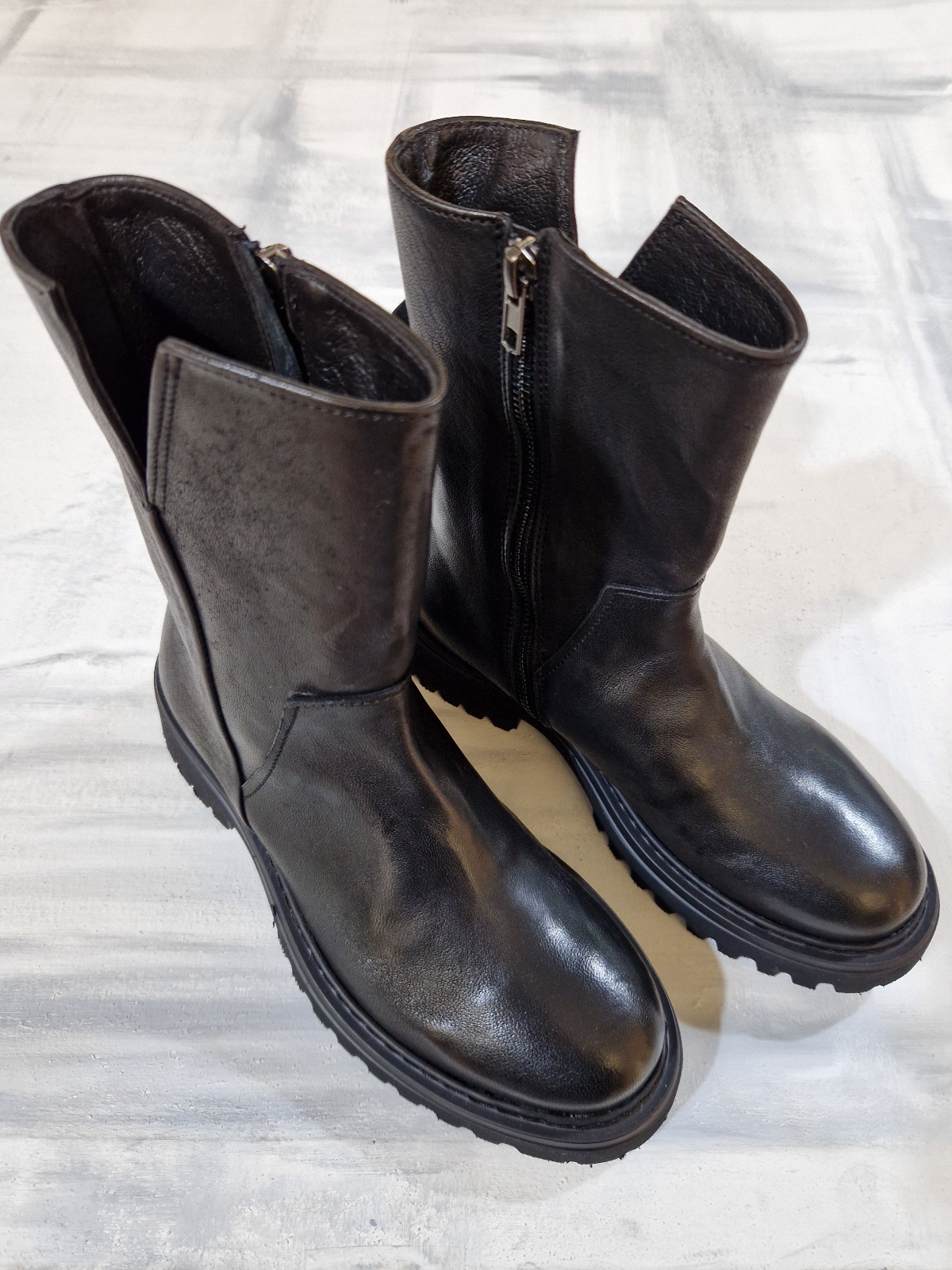 Stivaletto donna in pelle con zip laterale PAWELK'S Calif Nero W1172 - immagine 4