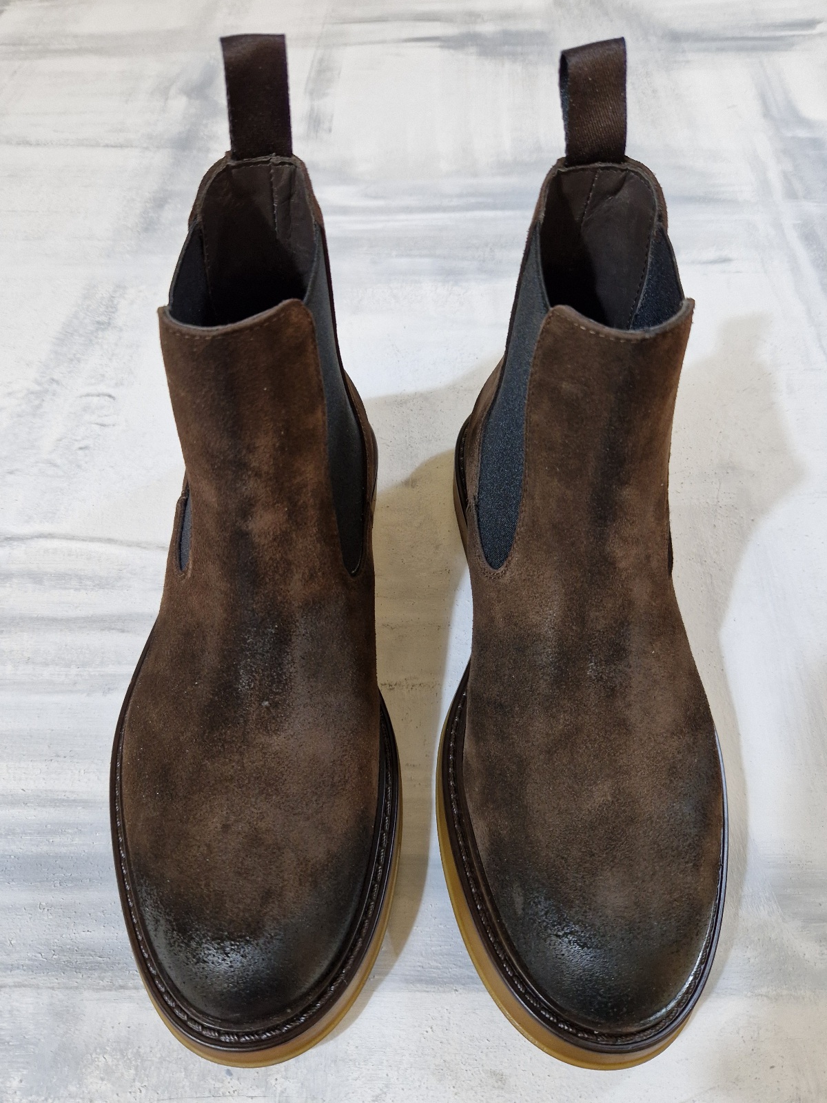 Stivaletto beatles uomo MUSTO ARTIGIANI in pelle scamosciata 3139 - TESTA di MORO - immagine 3