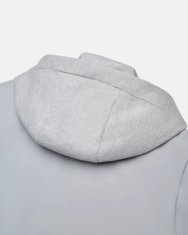 Giubbino con cappuccio UNITY Cooper in doppio tessuto - Ice Melange - immagine 3