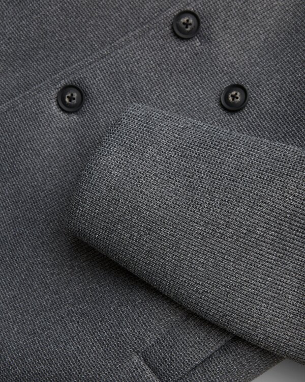 Giubbino doppiopetto con pettorina removibile con cappuccio UNITY Gravity - Grey Melange - immagine 2