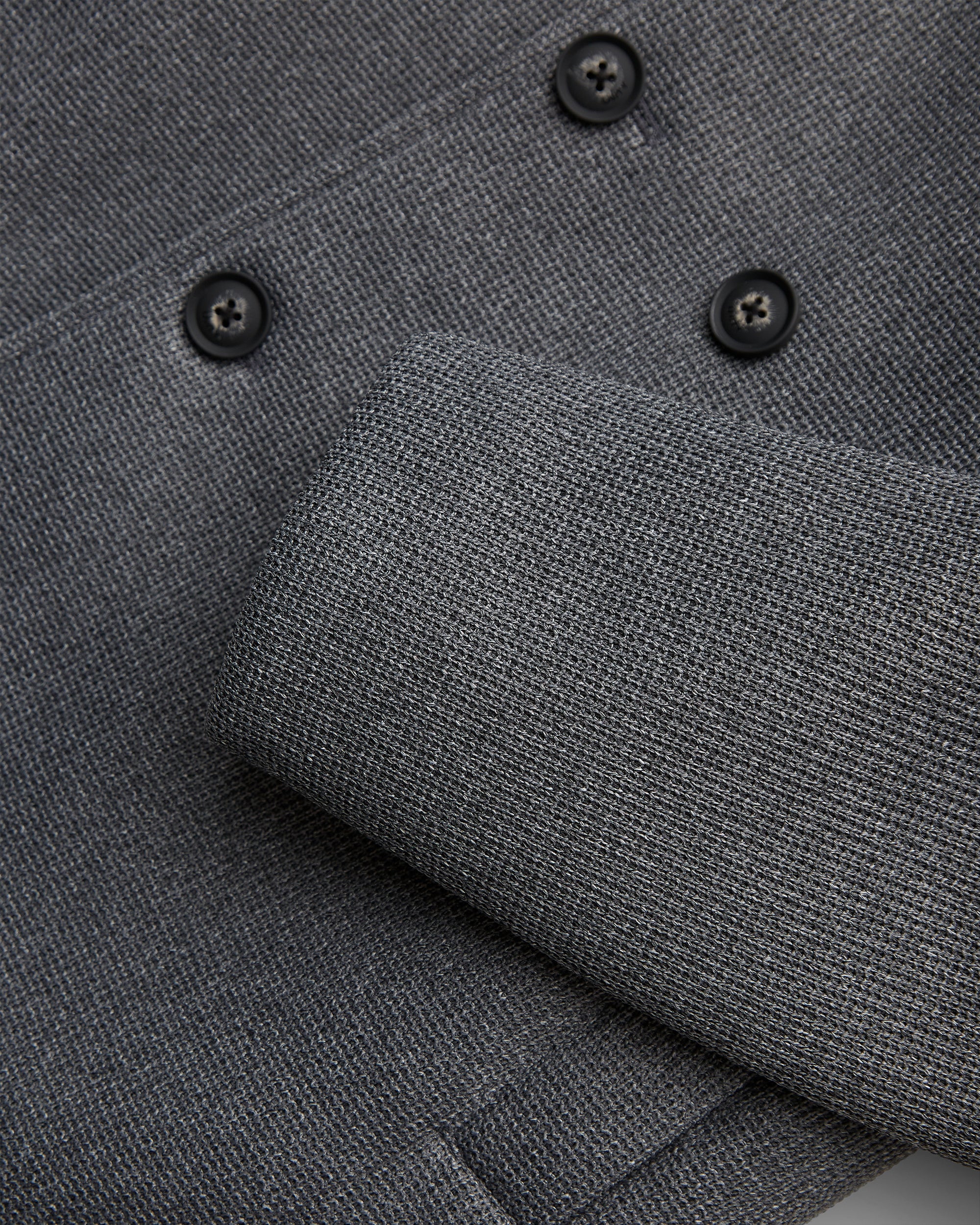 Giubbino doppiopetto con pettorina removibile con cappuccio UNITY Gravity - Grey Melange - immagine 2