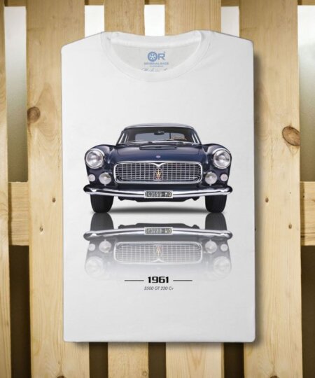 T-Shirt in cotone ORIGINAL RACE 3500 GT Spider Vignale - White