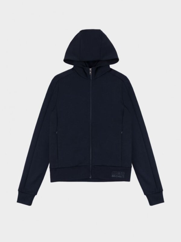 COLMAR felpa donna full zip stampa 3D col. NERO