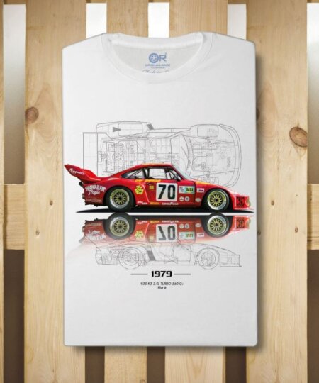 T-Shirt in cotone ORIGINAL RACE 935 K3 Tech - White