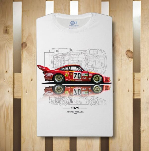 T-Shirt in cotone ORIGINAL RACE 935 K3 Tech - White