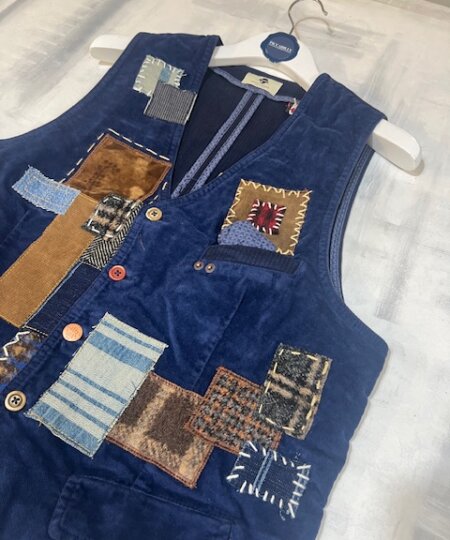 Gilet Garry's Earth ZOD 27 patch Blu