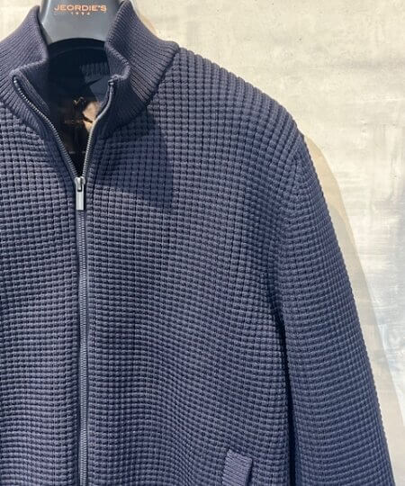 Giubbino Maglia JEORDIE'S punto pannocchia col. blue navy