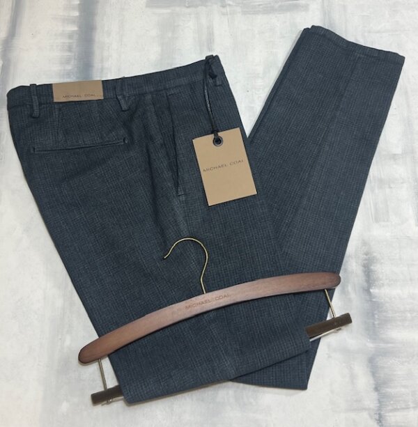 MICHAEL COAL Pantalone TK America Brad Plus 2123 Slim Lungo ANTRACITE - immagine 2