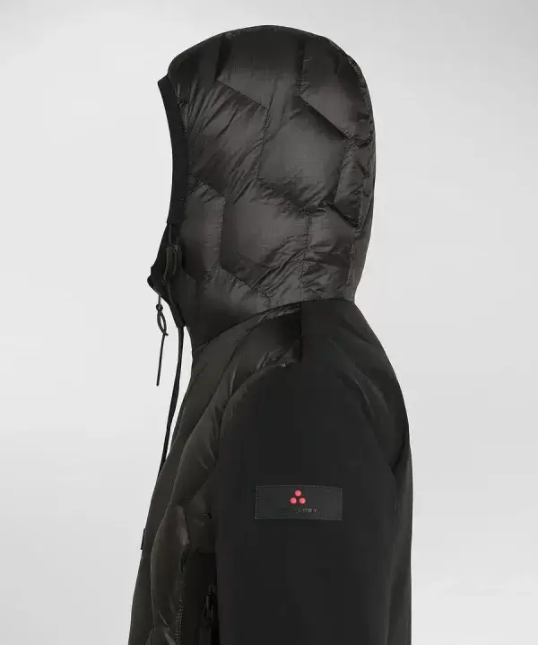 Bomber PEUTEREY in ripstop con trapunta rombi KOONS KJ BMAT - NERO - immagine 2