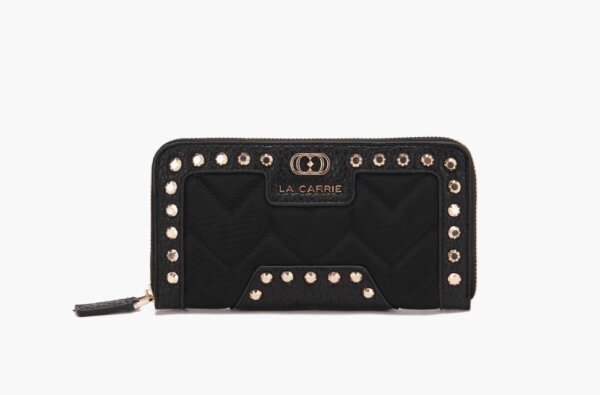 LA CARRIE - PORTAFOGLIO DARK WAVE BIG WALLET NERO