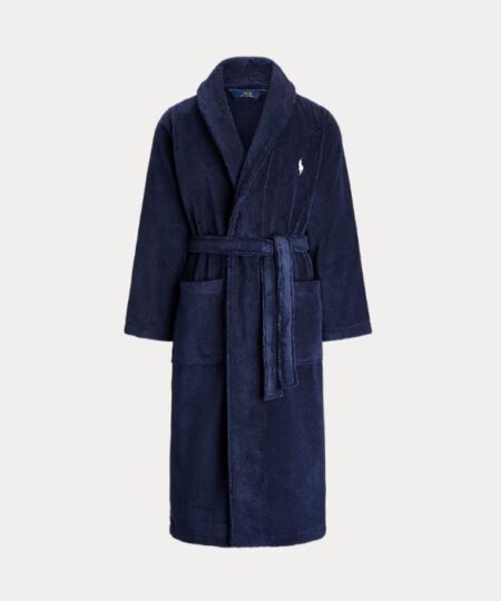 Accappatoio Kimono POLO RALPH LAUREN in spugna di cotone - Cruise Navy