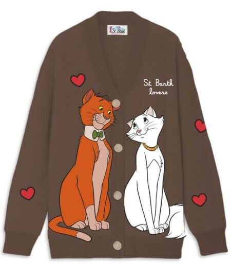 Cardigan MC2 SAINT BARTH donna in lana - Aristocats Lovers