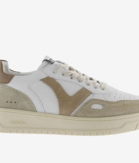 Sneakers VICTORIA uomo seul effetto pelle/camoscio & couleur 1257136 - BEIGE