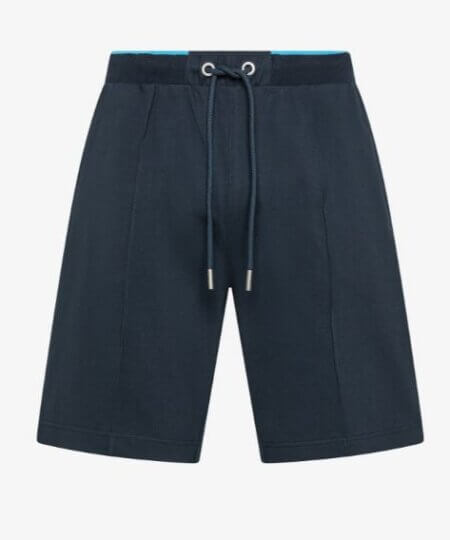 Bermuda SUN68 in piquet di cotone NAVY BLUE