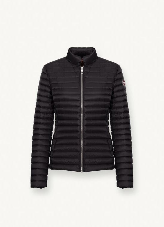 Piumino Sportivo COLMAR ORIGINALS donna con colletto imbottito 2223U nero vendita online in sconto