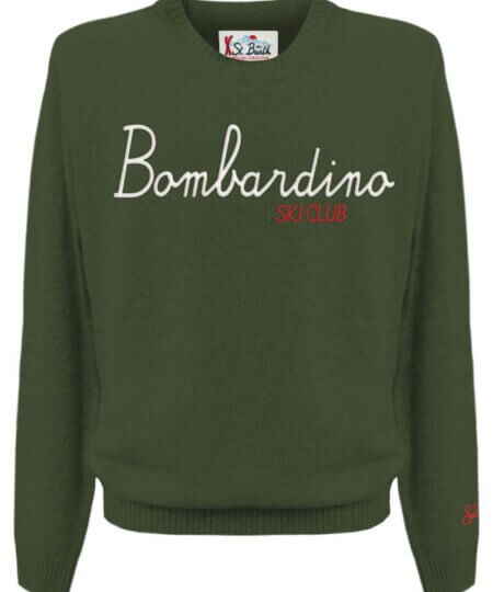 Maglione uomo MC2 Saint Barth girocollo Heron ''Bombardino SKI CLUB"