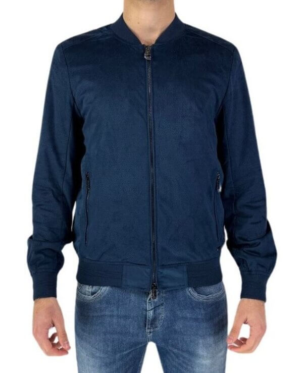 Bomber MARKUP uomo eco dainetto col. BLU
