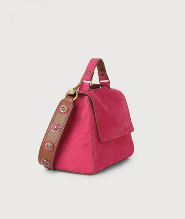 borsa nabucco Tan fucsia