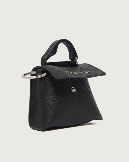 ORCIANI Charm Mini Sveva Soft in pelle - NERO