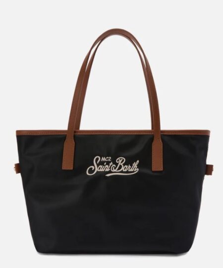Borsa donna MC2 Saint Barth City BAG Nylon - NERO