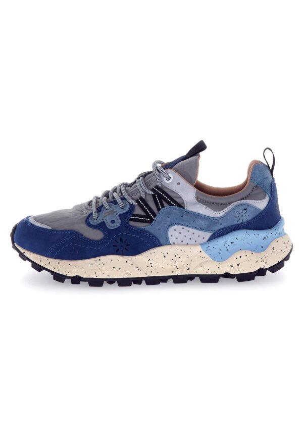 Sneakers FLOWER MOUNTAIN Yamano 3 Man Light blue-deep petrol-stone - immagine 3