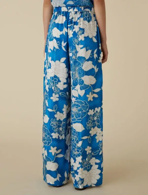 Pantalone straight leg Emme di Marella - distant fiorato - immagine 2