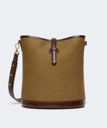 Borsa secchiello MAX MARA WEEKEND in canvas - bronzo DOMIZIA1
