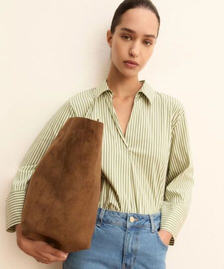 EMME di Marella - Blusa a polo in popeline EMMADORNO - Verde