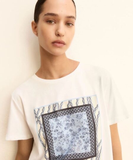 EMME di Marella - T-Shirt con stampa EMMRACCONTO - Blu