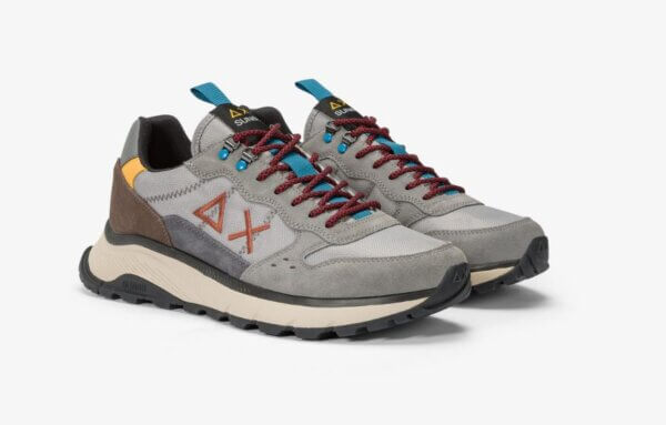 Sun68 sneaker uomo Fire and Camping Grigio Medio 34 - immagine 2