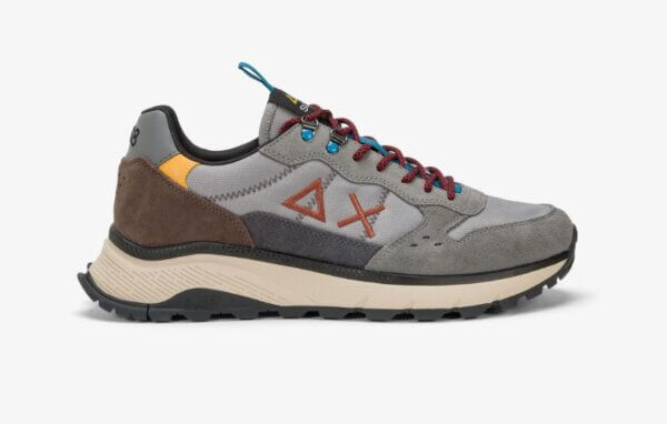 Sun68 sneaker uomo Fire and Camping Grigio Medio 34