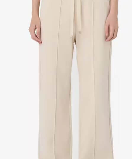 Pantalone in felpa MAX MARA WEEKEND in jersey - avorio FOLK