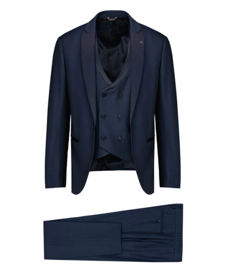Abito con Gilet doppiopetto MANUEL RITZ monopetto blu