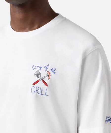 T-shirt uomo MC2 Saint Barth King of the Grill