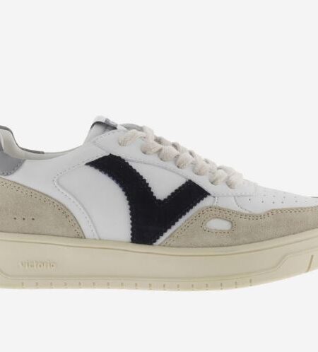 Sneakers VICTORIA uomo seul effetto pelle/camoscio & couleur 1257101 - GRIS