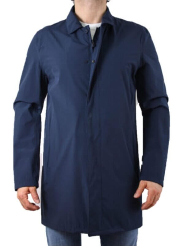 Trench con gilet interno People of Shibuya HIRON PM666 BLU