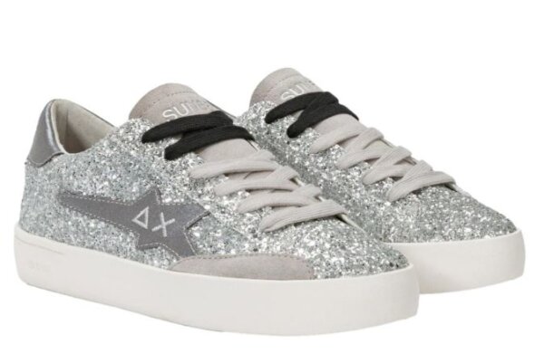 Sneaker Sun68 Katy Glitter Argento 44 - immagine 2