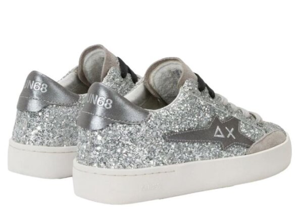 Sneaker Sun68 Katy Glitter Argento 44 - immagine 3