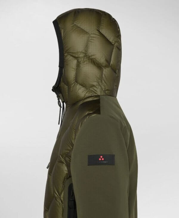 Bomber PEUTEREY in ripstop con trapunta rombi KOONS KJ BMAT - 690 Verde Fogliame - immagine 2