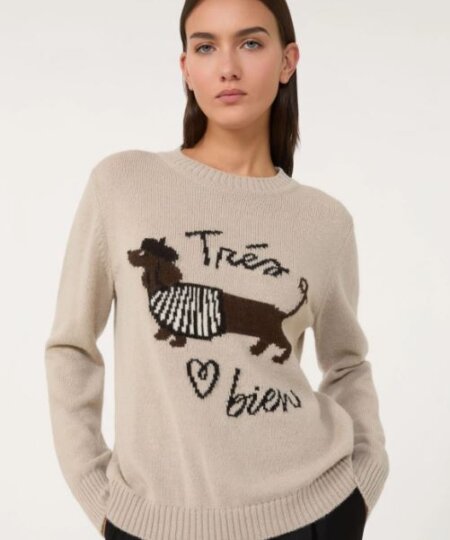 Maglia MAX MARA WEEKEND in alpaca e lana - sabbia NITRA