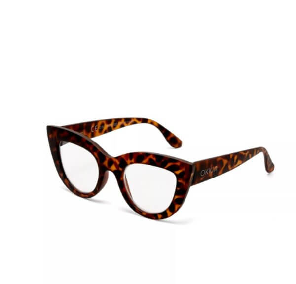 Occhiali da lettura OKKIA claudia big cat eye col. tartaruga